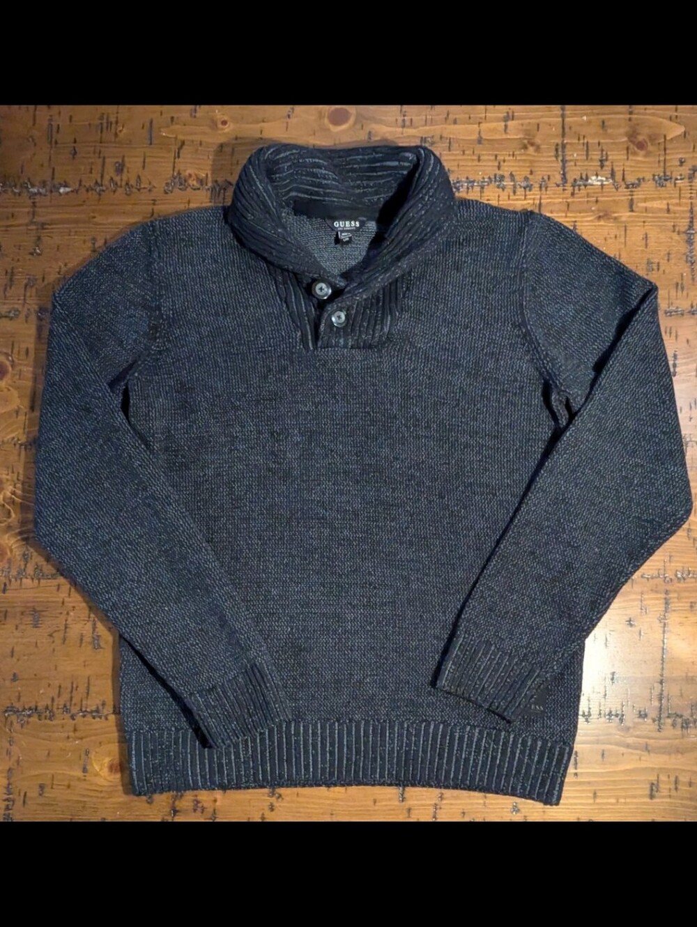 Guess L shawl collar Knit Sweater